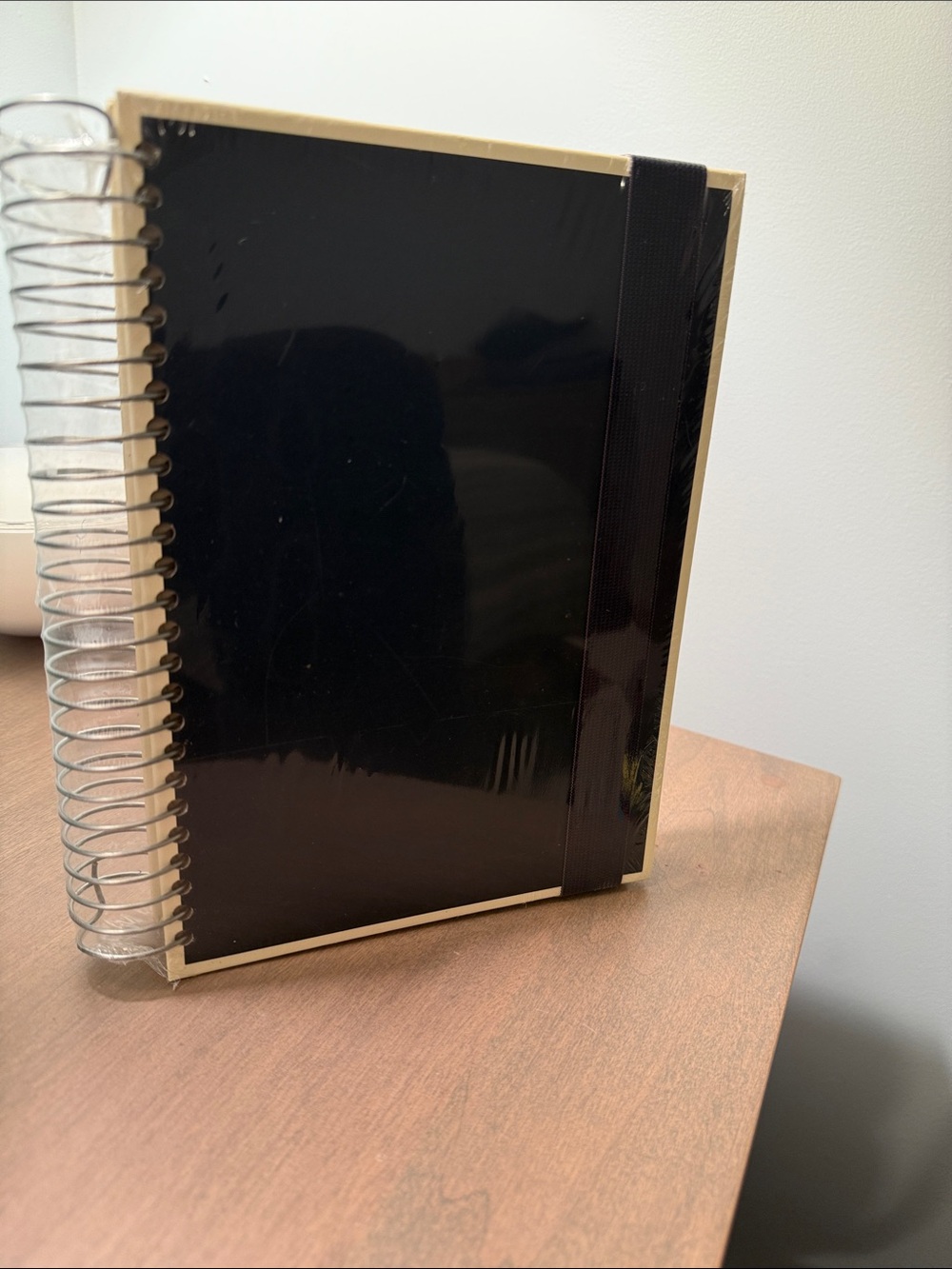 Semikolon Classic Spiral-Bound Notebook with Blue Cover and Elastic Band